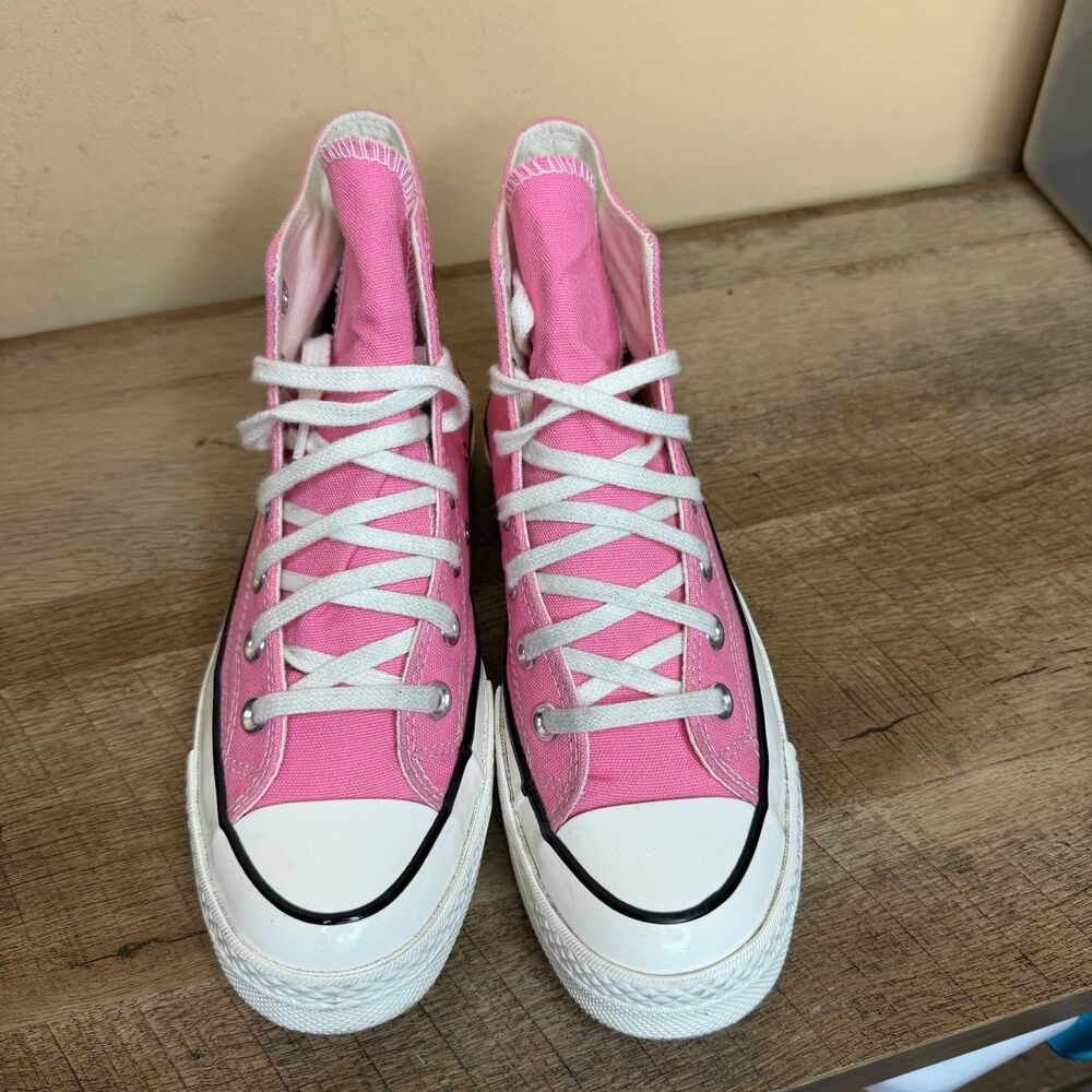 Converse Chuck Taylor All Star 70 high-top sneakers pink size 7.5 shoes trainers - Picture 5 of 9